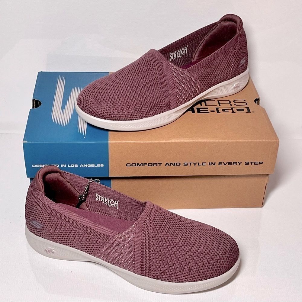 Skechers Luster GO Step Lite Vegan Washable Slip-Ons